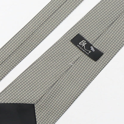Mens BHS Multicoloured Geometric  Pointed Tie
