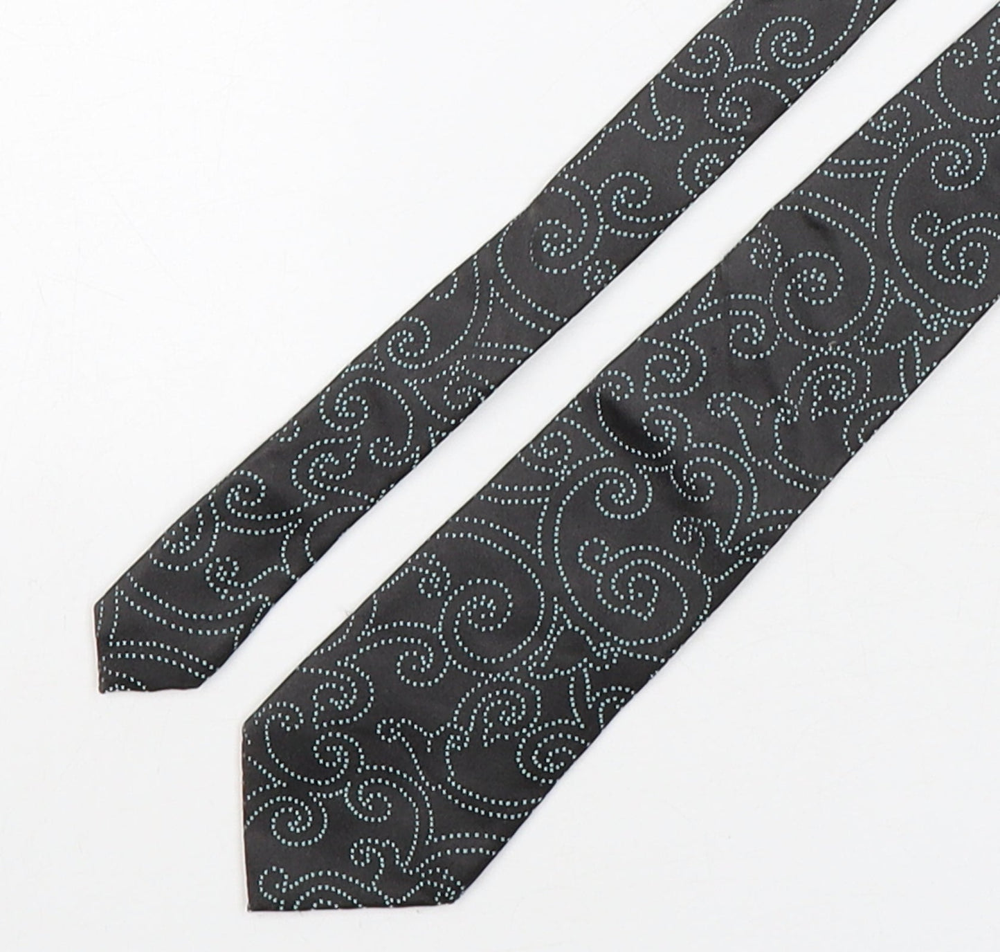 Teddy Folkes  Mens Multicoloured Paisley Silk Pointed Tie One Size
