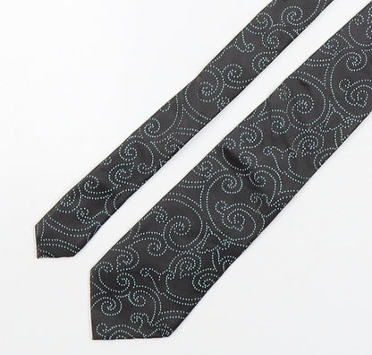 Teddy Folkes  Mens Multicoloured Paisley Silk Pointed Tie One Size