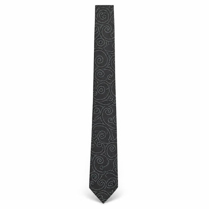 Front view of Teddy Folkes men’s multicoloured paisley silk pointed tie one size