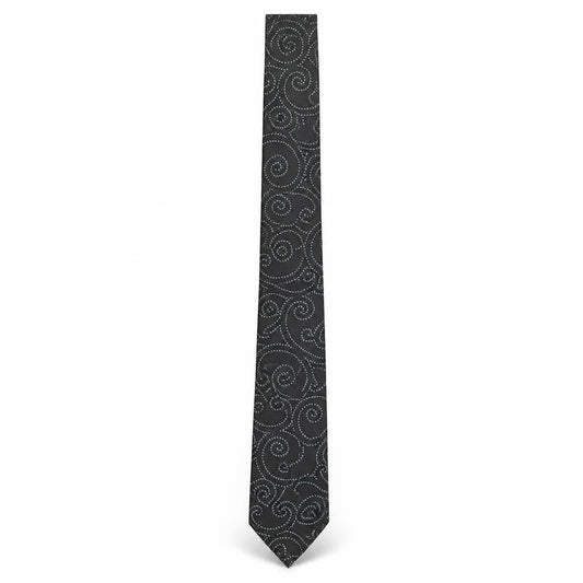 Front view of Teddy Folkes men’s multicoloured paisley silk pointed tie one size