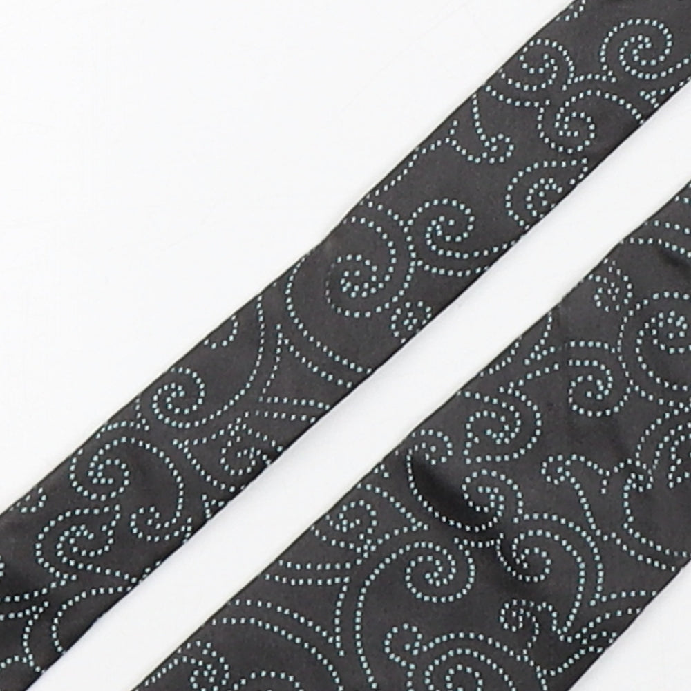 Teddy Folkes  Mens Multicoloured Paisley Silk Pointed Tie One Size