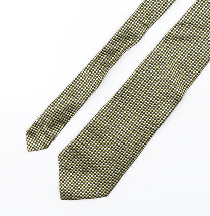 ShirtMaker  Mens Multicoloured Plaids & Checks Silk Pointed Tie One Size