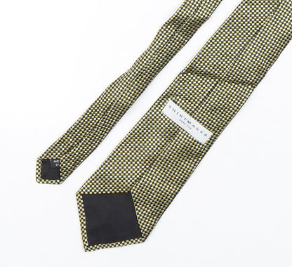 ShirtMaker  Mens Multicoloured Plaids & Checks Silk Pointed Tie One Size