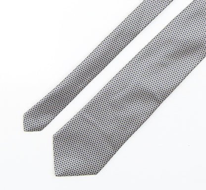 Marks and Spencer Mens Multicoloured Geometric Silk Pointed Tie One Size