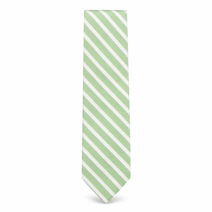 Front view of Merona men’s multicoloured striped silk pointed tie one size