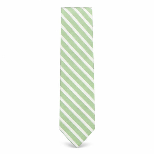 Front view of Merona men’s multicoloured striped silk pointed tie one size