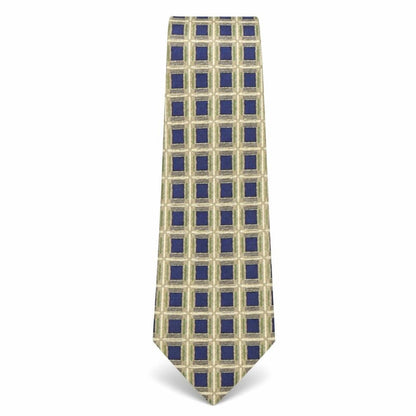 Mens Michelsons Multicoloured Plaids & Checks  Pointed Tie