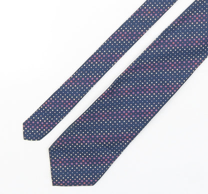 Marks and Spencer Mens Multicoloured Polka Dot Silk Pointed Tie One Size