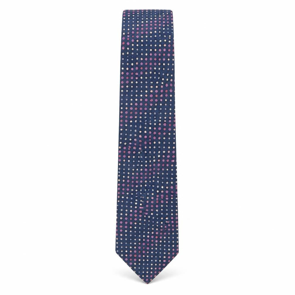 Mens Marks and Spencer Multicoloured Polka Dot  Pointed Tie
