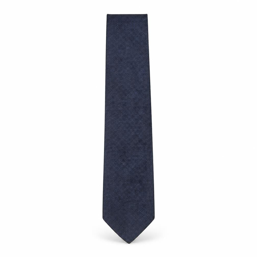 Mens Marks and Spencer Blue Polka Dot  Pointed Tie
