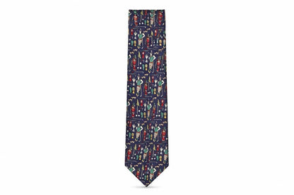 Mens Marks and Spencer Multicoloured Geometric  Pointed Tie