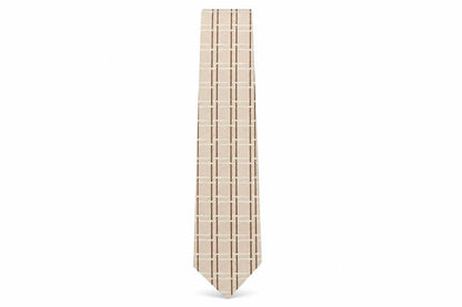 Mens PreWorn Multicoloured Plaids & Checks  Pointed Tie