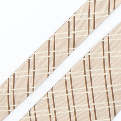 PreWorn  Mens Multicoloured Plaids & Checks Silk Pointed Tie One Size