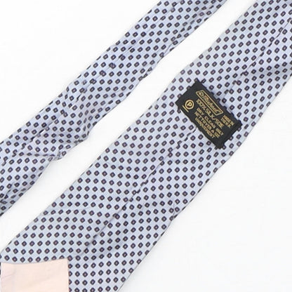 Mens StMichael Multicoloured Geometric  Pointed Tie