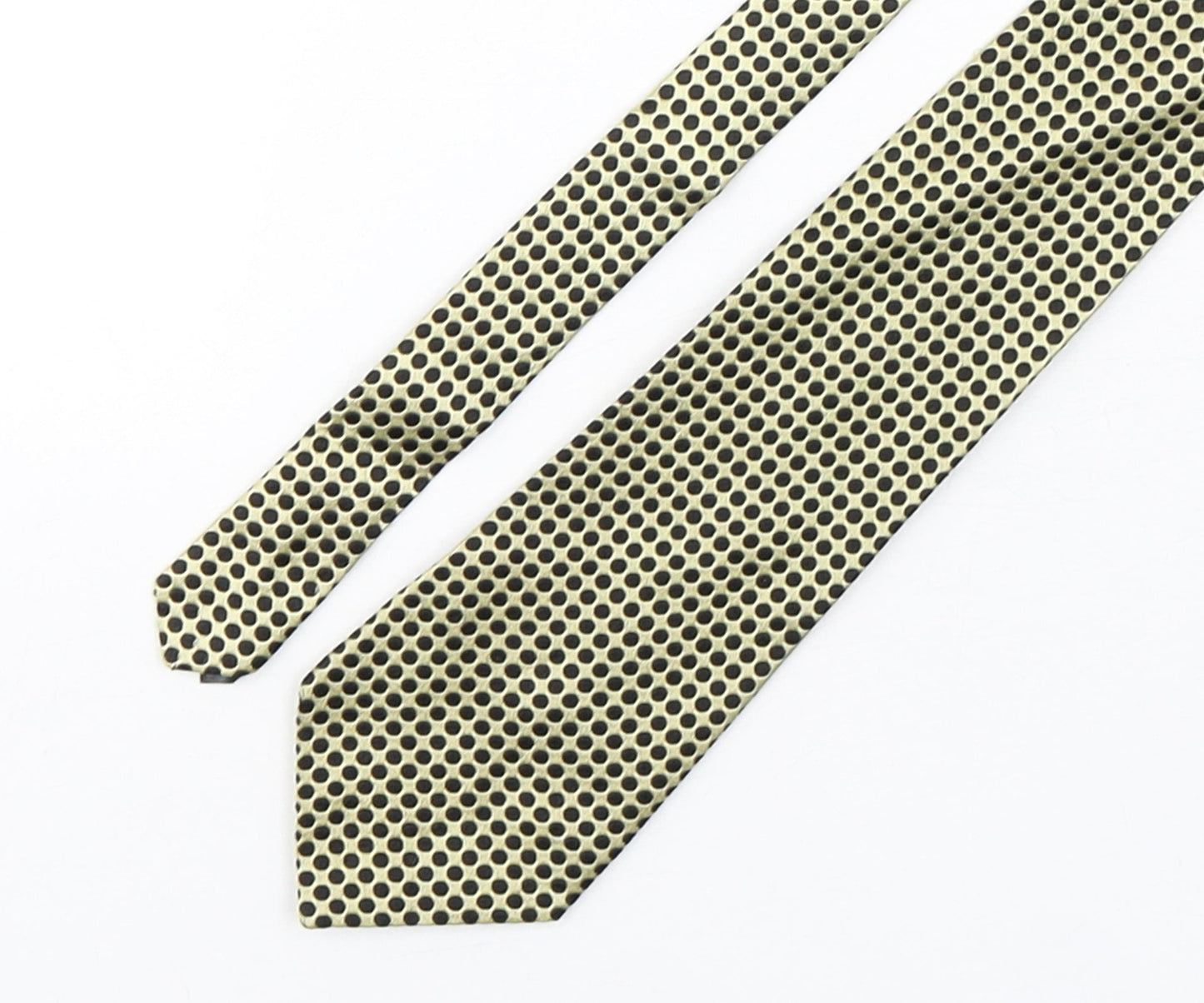R.I. Mens Multicoloured Polka Dot Silk Pointed Tie One Size