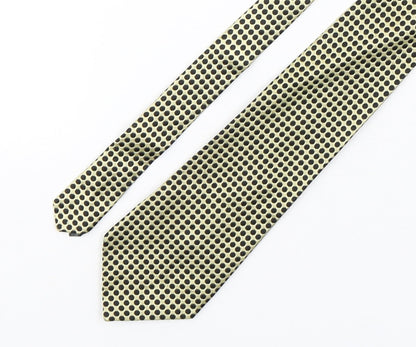 R.I. Mens Multicoloured Polka Dot Silk Pointed Tie One Size