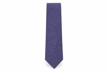 Front view of Burtn men’s blue geometric polyester pointed tie one size