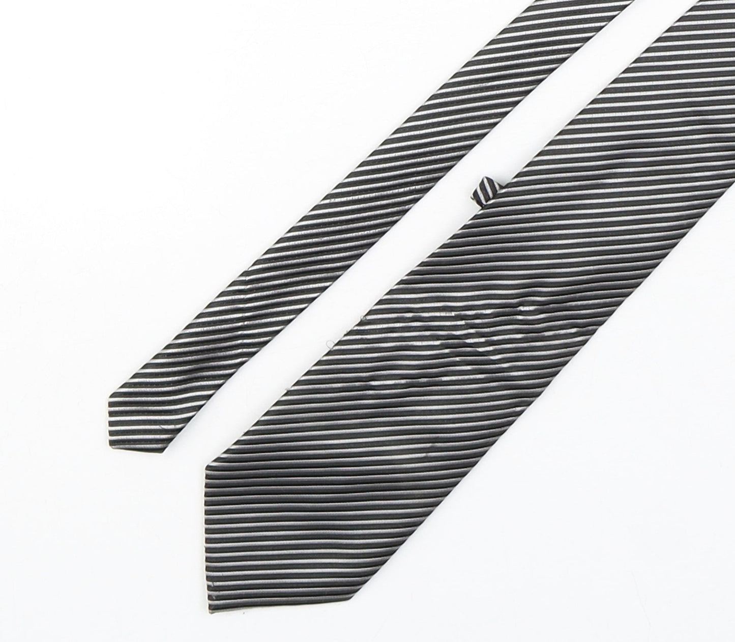 Preworn Mens Multicoloured Striped Silk Pointed Tie One Size