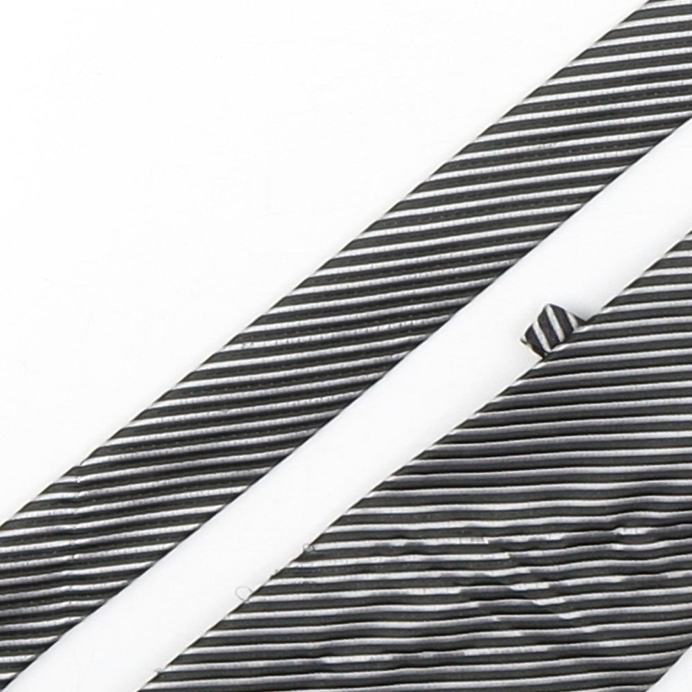 Preworn Mens Multicoloured Striped Silk Pointed Tie One Size