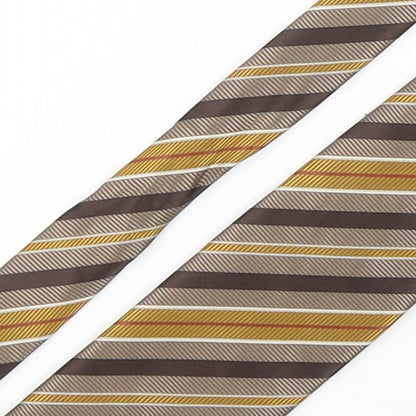 Tie Rack Mens Multicoloured Striped Polyester Pointed Tie One Size