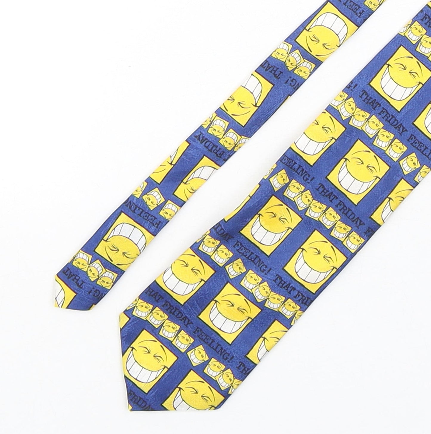 Marks and Spencer Mens Multicoloured Geometric Polyester Pointed Tie One Size