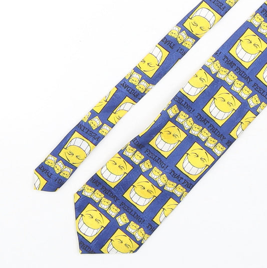 Marks and Spencer Mens Multicoloured Geometric Polyester Pointed Tie One Size