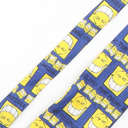 Marks and Spencer Mens Multicoloured Geometric Polyester Pointed Tie One Size