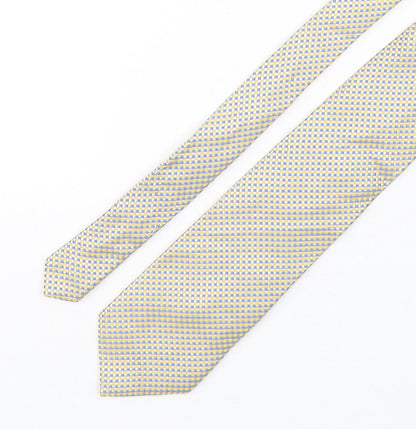 Soprano Mens Multicoloured Plaids & Checks Silk Pointed Tie One Size