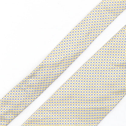 Soprano Mens Multicoloured Plaids & Checks Silk Pointed Tie One Size