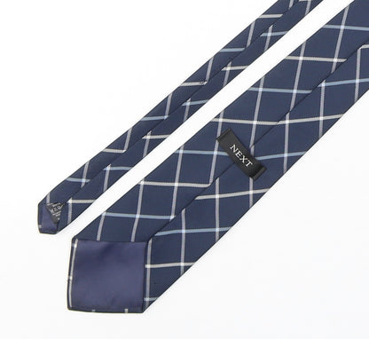 NEXT Mens Multicoloured Plaids & Checks Polyester Pointed Tie One Size