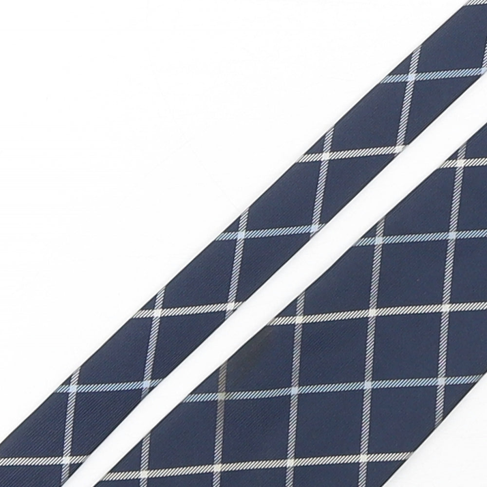NEXT Mens Multicoloured Plaids & Checks Polyester Pointed Tie One Size