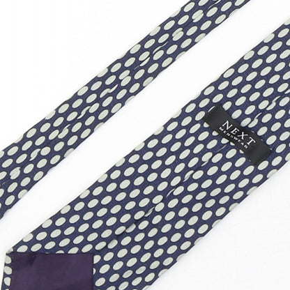 NEXT Mens Multicoloured Polka Dot Silk Pointed Tie One Size