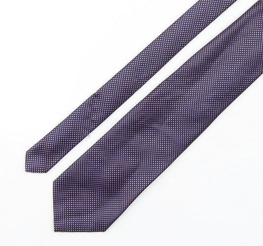 Marks and Spencer Mens Multicoloured Polka Dot Polyester Pointed Tie One Size
