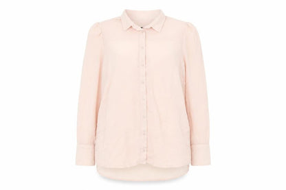 Womens UK Size 14 New Look Pink Basic Button-Up
