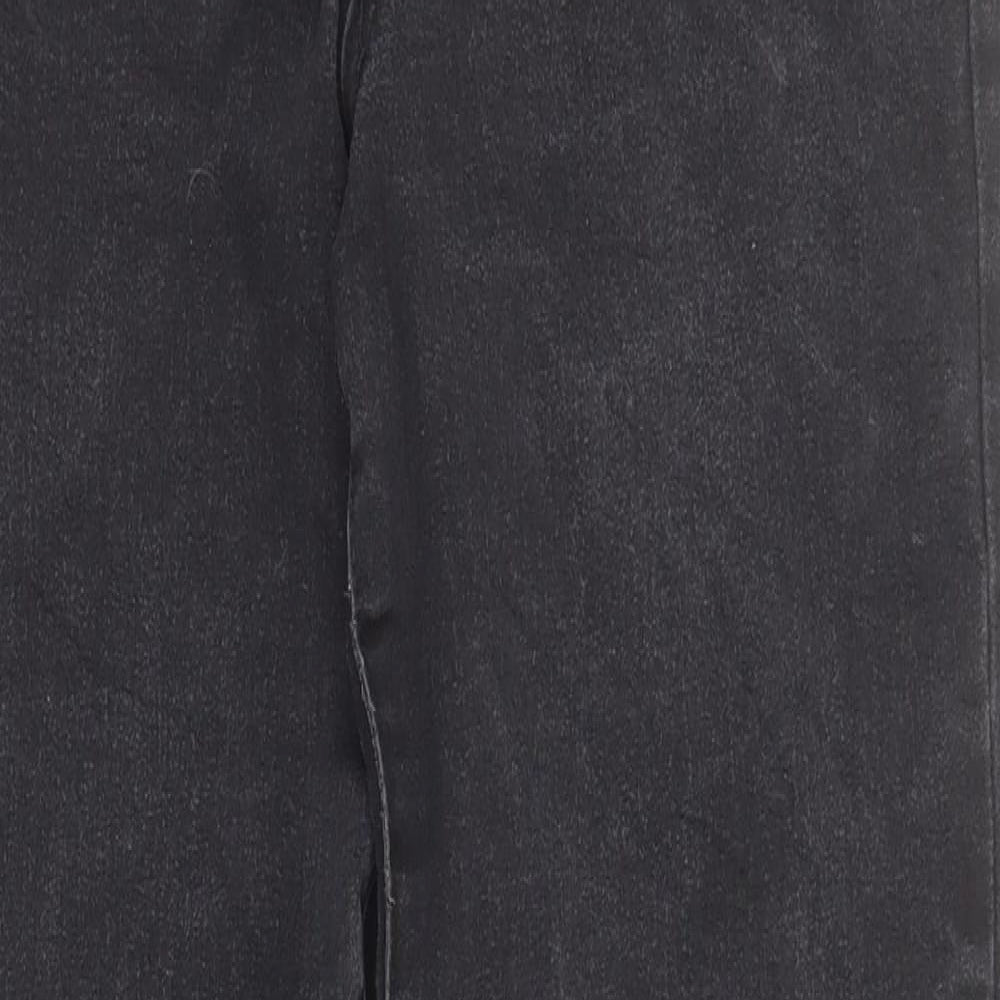 ASOS Womens Black  Cotton Skinny Jeans Size 32 L26 in Regular Zip