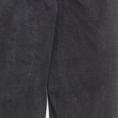 ASOS Womens Black  Cotton Skinny Jeans Size 32 L26 in Regular Zip