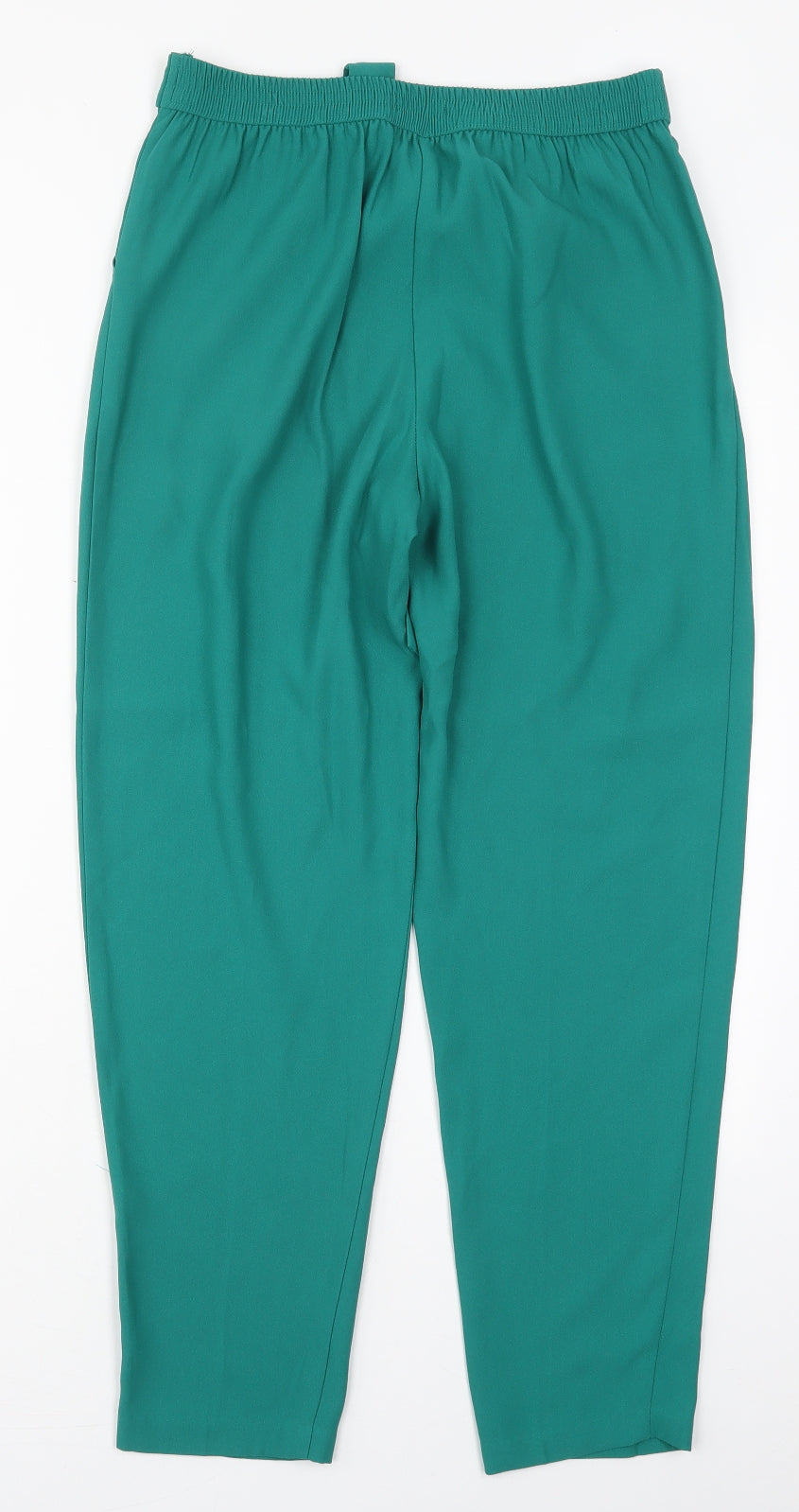 F&F Womens Green  Polyester Trousers  Size 6 L28 in Regular