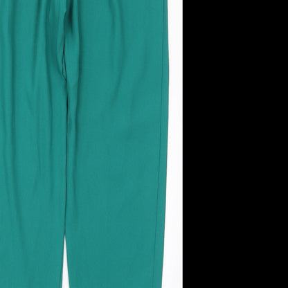 F&F Womens Green  Polyester Trousers  Size 6 L28 in Regular