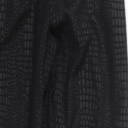 Womens UK Size 6 PRETTYLITTLETHING Regular Fit  Black Trousers