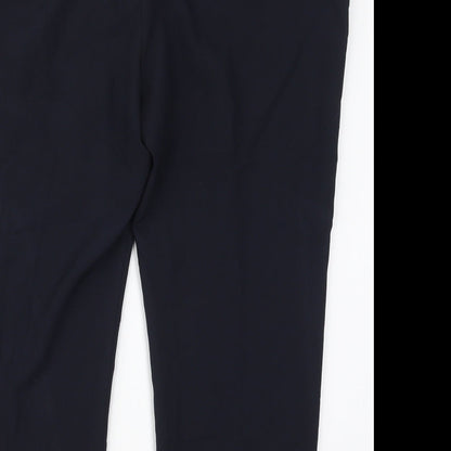 Womens UK Size 18 Preworn Regular Fit  Blue Trousers