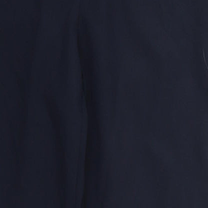 George Womens Blue  Polyester Trousers  Size 12 L25 in Regular Hook & Eye