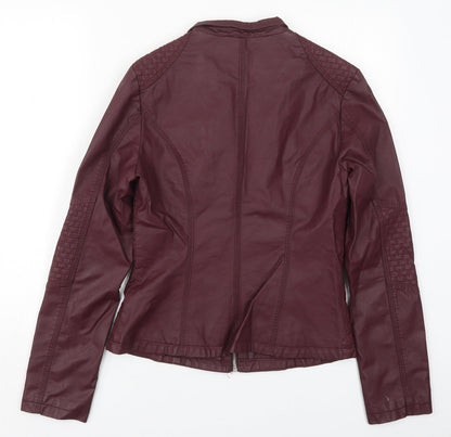 Ailan Womens Purple   Jacket  Size L  Zip
