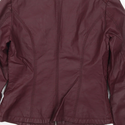 Ailan Womens Purple   Jacket  Size L  Zip