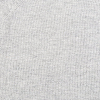 F&F Womens Grey V-Neck  Acrylic Cardigan Jumper Size 8