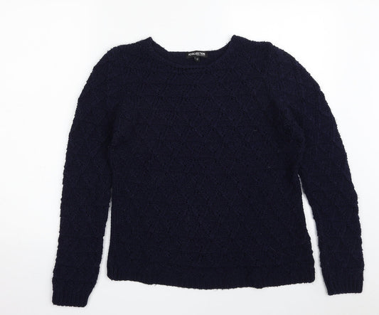 Womens UK Size 12 Debenhams Blue Pullover Jumper