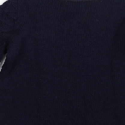 Womens UK Size 12 Debenhams Blue Pullover Jumper