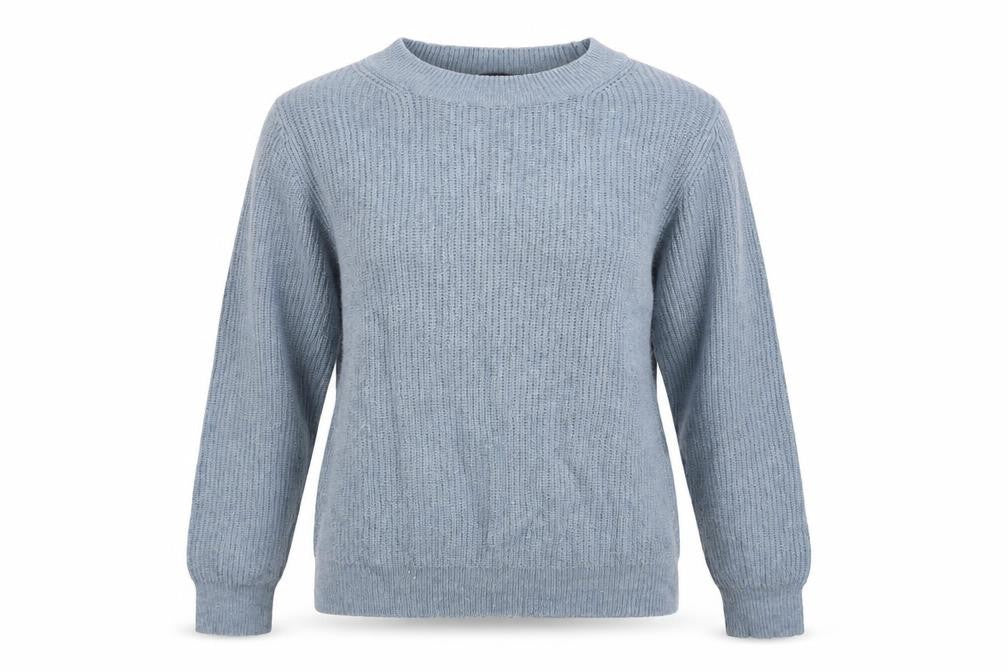Womens UK Size 8 Marks and Spencer Blue Pullover Jumper