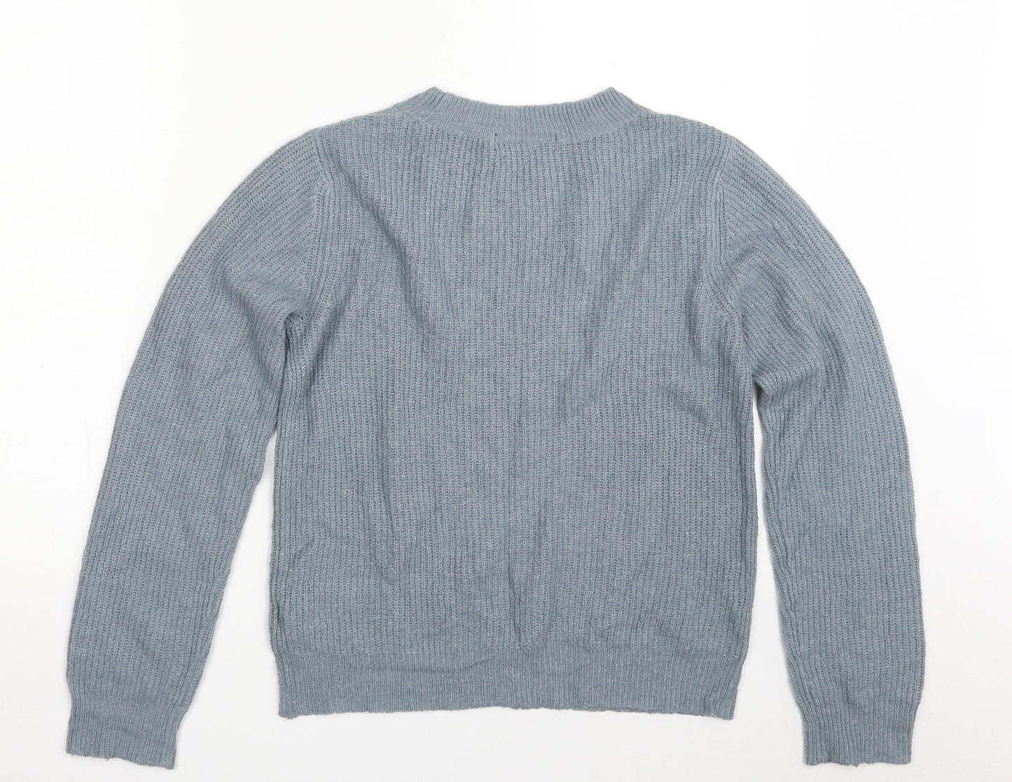 Womens UK Size 8 Marks and Spencer Blue Pullover Jumper