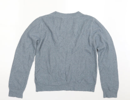 Womens UK Size 8 Marks and Spencer Blue Pullover Jumper